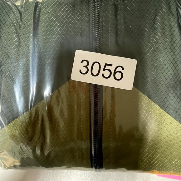 Nike Y2k Windbreaker Jacket Mens Large Green Logo Mesh Lined Hooded Full Zip - Picture 12 of 12